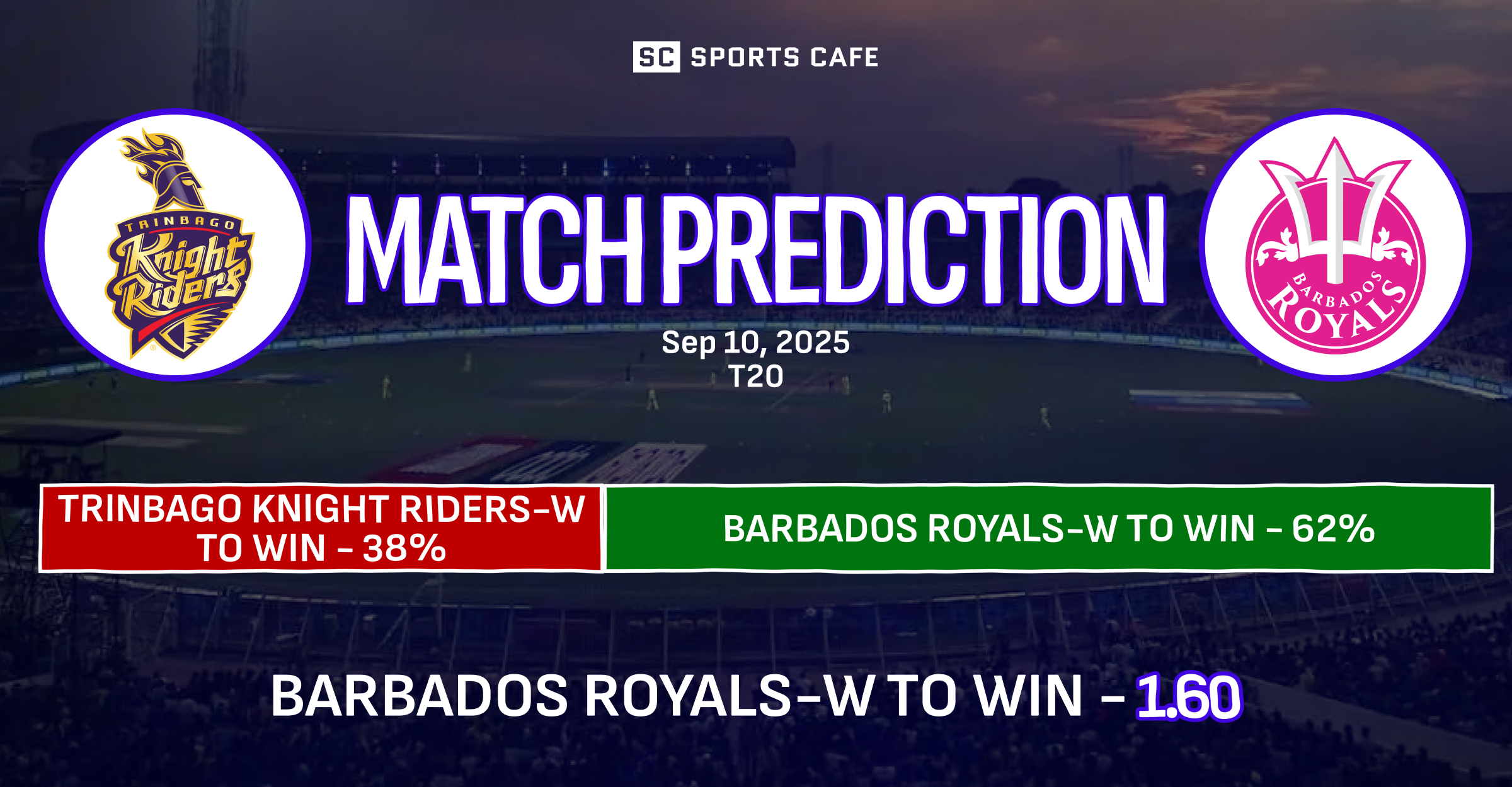 Barbados Royals-W vs Trinbago Knight Riders-W